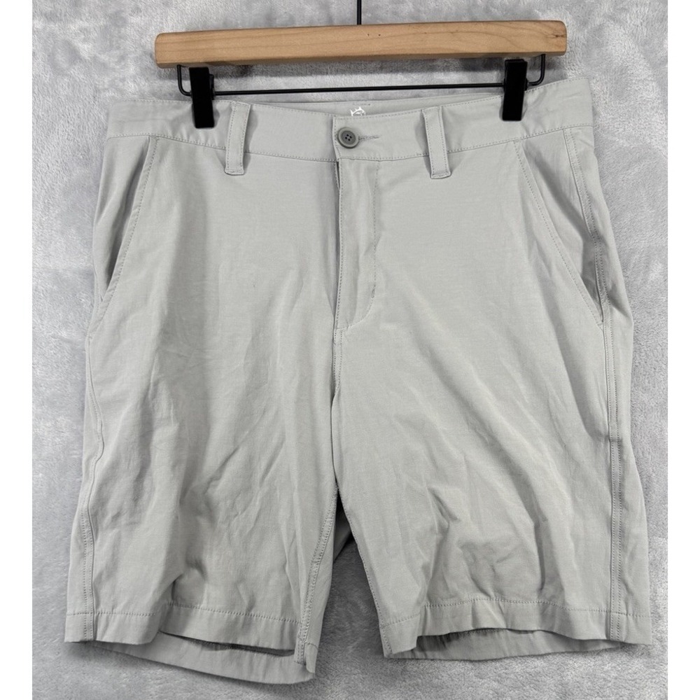 Southern Tide‎ Casual Golf Shorts Gray Chino 9" Inseam Men's Size 32